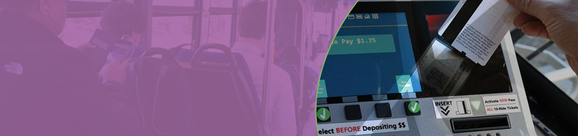 Using the Fare Boxes banner
