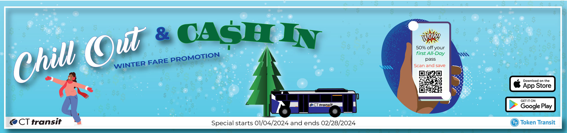 Token Transit App Download Ride CTtransit Connecticut DOT owned
