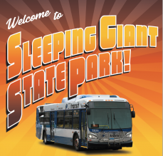 Parque estatal Sleeping Giant El programa ParkConneCT ofrece un servicio de tránsito seguro y confiable al parque estatal Sleeping Giant